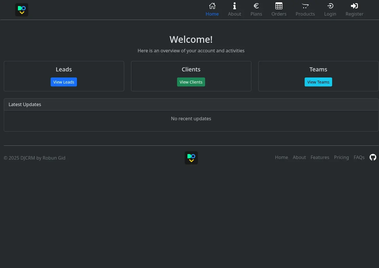 Информационная система DJCRM